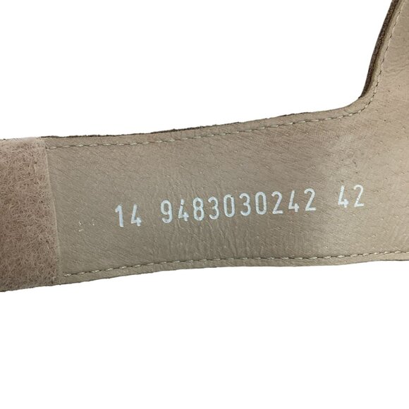 Mephisto Dominica Slingback Womens 42 Leather Sandals Bronze Wide Strap - Picture 10 of 11